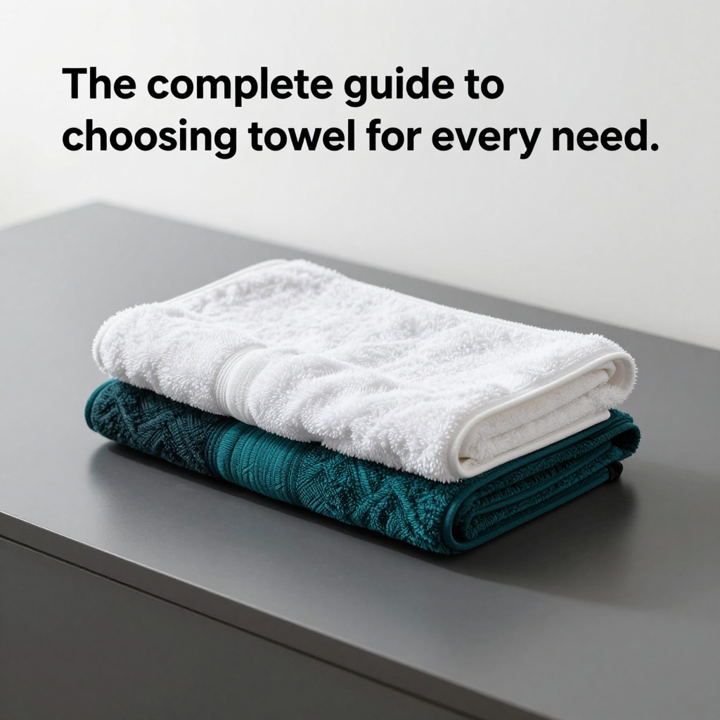 The complete guide to choosing the right towel for every need.