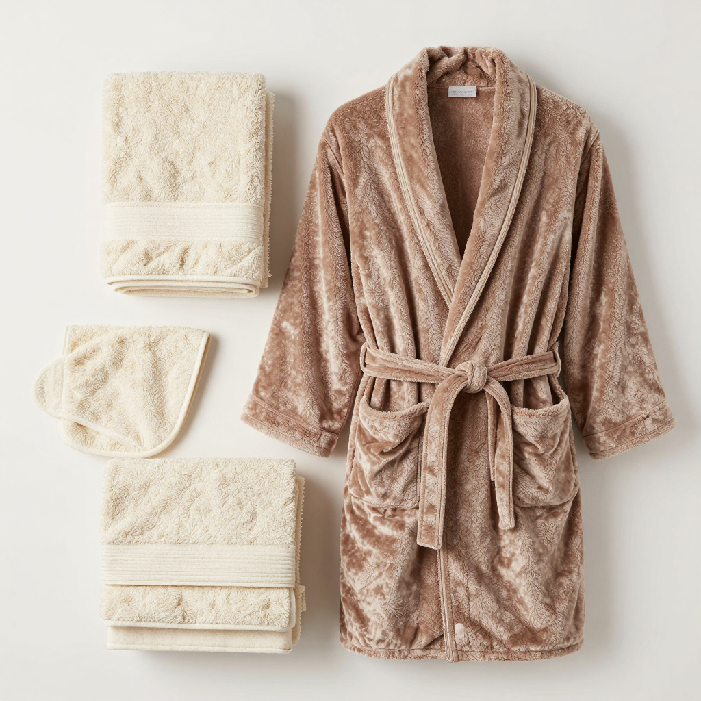 The best towel set for couples: the 10-piece Doronkh Cotton set or the Arista embroidered velvet bathrobe?