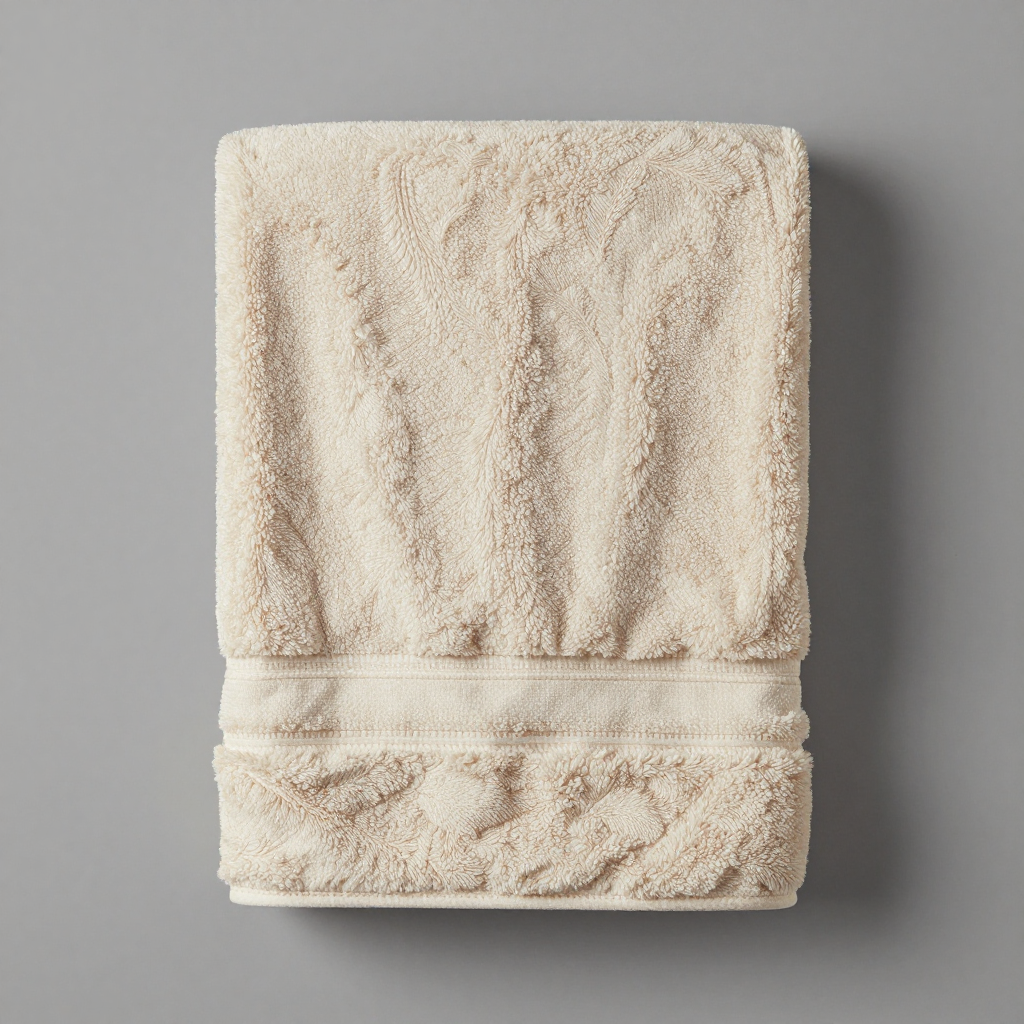 Which is better: a 10-piece two-sided cotton set or the Arista embroidered velvet bathrobe towel?
