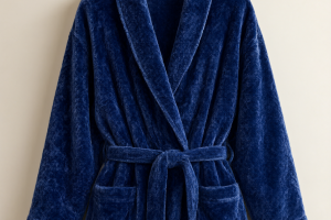 Which is better for a bathrobe towel: jacquard velvet or embroidered velvet?