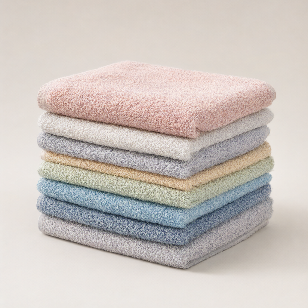 Why does a towel become rough after washing, and how can we keep it soft?
