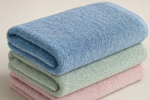 Why doesn’t the two-ply towel shed lint, but the velour towel becomes rough?